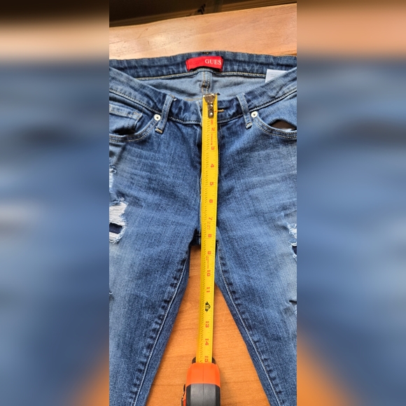 Guess Distressed Skinny Jeans Womens Size 28 - Picture 12 of 13